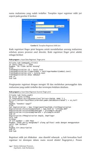 13 jusi-vol-1-no-2- sistem-informasi-presensi-menggunakan-sidik-jari | PDF