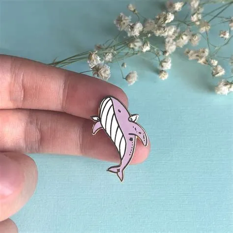 Cute Whale Mini Pins- Cute Ocean Pins- Whale Enamel Pins- Cute Mini Pin ...