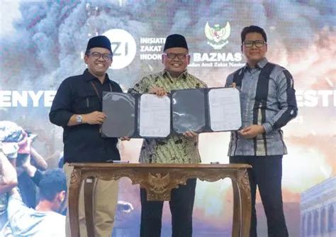 LAZNAS IZI Tanda Tangan Kerja Sama Penyaluran dengan BAZNAS Bantu ...