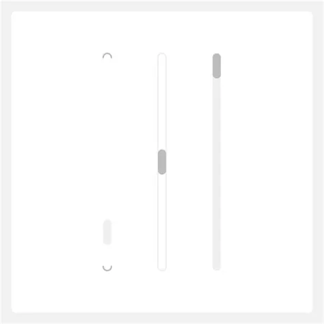 Vertical scroll bar UI element template. Editable isolated vector ...