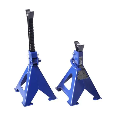 Schraag Verstelbaar Assteunen Met Pin | 2 Ton | 2 Stuks | Blauw ...