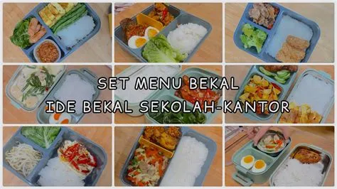 9 SET BEKAL, IDE BEKAL SEKOLAH-KERJA, SET MASAKAN HARIAN, MENU TERAKHIR ...