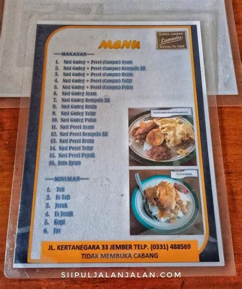 Mencicipi Kuliner Legendaris di Jember : Gudeg Lumintu