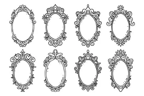 Picture Frame Clip Art Oval at Peggy Rios blog