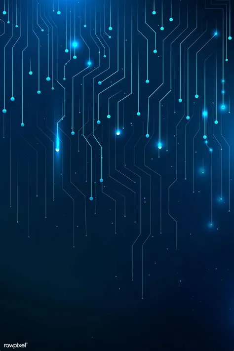 Download premium vector of Blue futuristic network | Technology ...