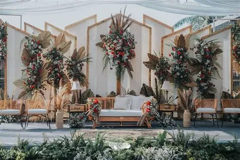 Aisle Decoration in 2020 | Wedding backdrop design, Rustic wedding ...