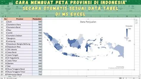 Bikin Grafik Peta Provinsi di Indonesia menggunakan Excel Secara ...