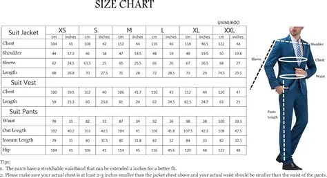 Suit Jacket Measurement Chart at Frank Ray blog