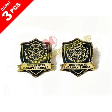 UHB Pin Logo Universitas Harapan Bangsa Pin Logo UHB / 3pcs ...