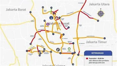 Peta 26 Calon Jalur Sepeda Baru di Jakarta, Total Panjang Nyaris 200 Km!