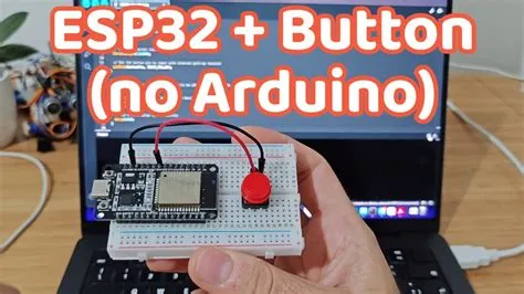 Getting started with ESP32: Button Tutorial - YouTube