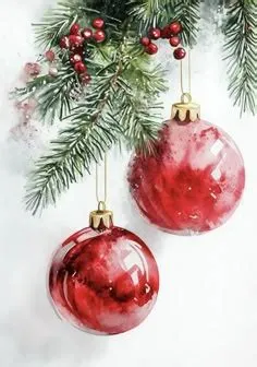 Watercolor Painting of White Flowers in a Vase