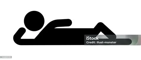 Vetores de Ícone De Silhueta De Uma Pessoa Deitada Vetor e mais imagens ...