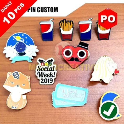 Custom Desain Bebas - Pin Design Custom Bahan Kuningan Stainless ...