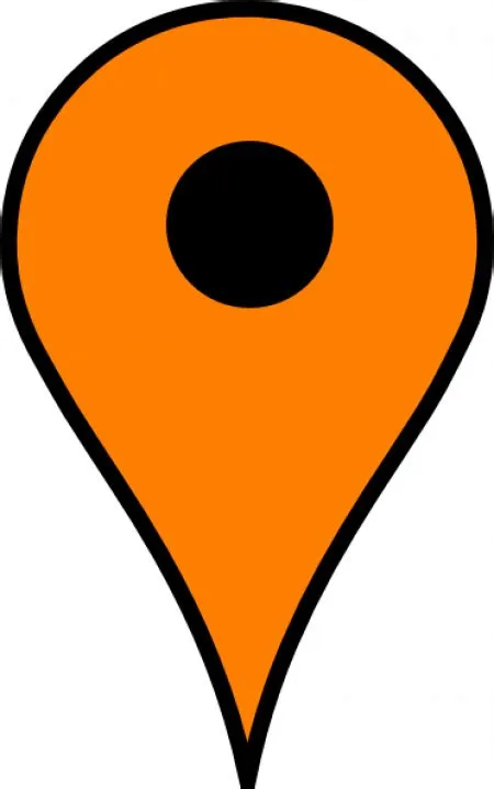 Google Maps Marker Transparent Clipart Jpg Black And - Google Map ...