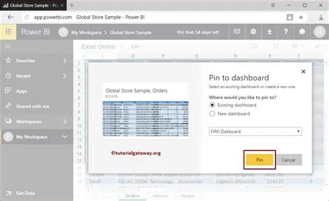 Workbooks to Power BI Dashboard