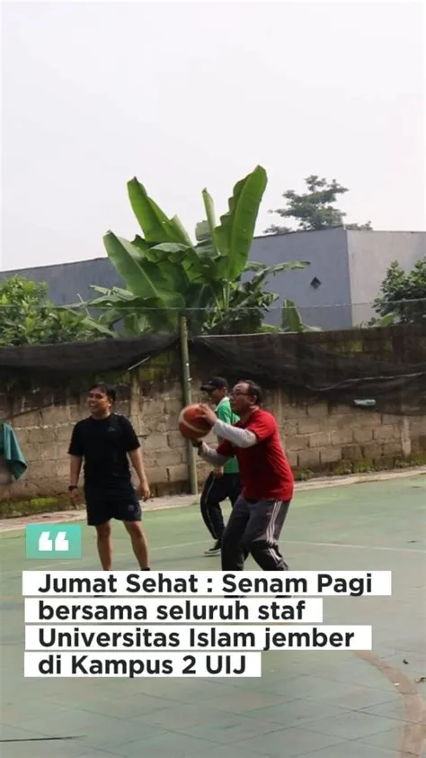 Universitas Islam Jember | Jumat Sehat : Senam Pagi bersama seluruh ...