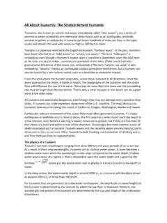 All About Tsunamis: The Science Behind Tsunamis / all-about-tsunamis ...