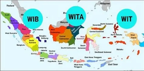 Pembagian Waktu di Indonesia, WIB, WITA, WIT