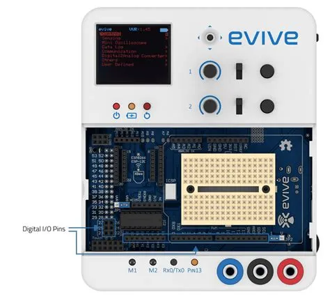 Introduction to Digital I/O Pins on evive