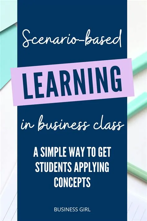 Using Scenario-Based Learning to Help Students Apply Business Concepts ...