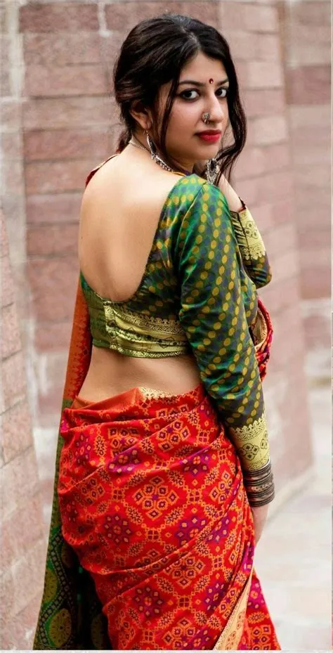 on Indian beauty saree