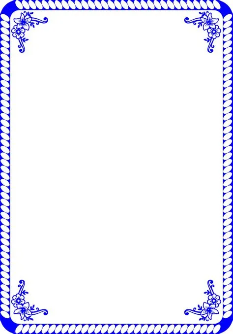A4 Size Page Border Design Ai Vector Zip, A4 Size Page Border Design Ai ...