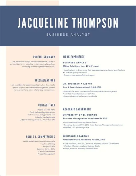 Canva Resumes - The Best Resume Format 2020 Canva - Resume examples see ...