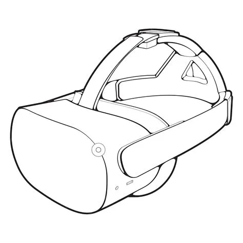 Vr Headset Drawing Easy at Zane Bussell blog