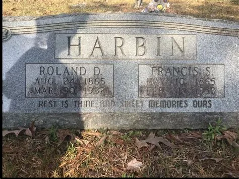 Roland David Harbin (1865-1932) – Memorial Find a Grave