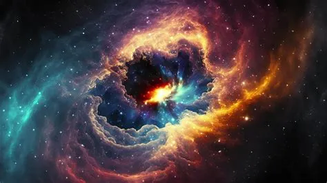 galaxia y nebulosa. resumen espacio antecedentes. interminable universo ...