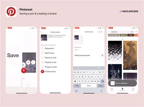 Pinterest App - Discover possibilities to try | UI Sources