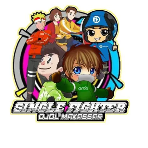 Logo Ojol Makassar Single Fighter | Blog logo, Movie logo design ...