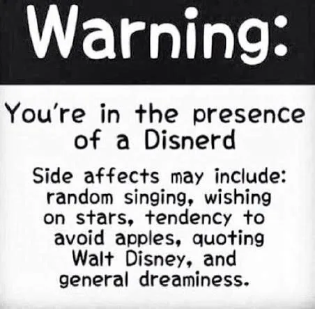 Warning presence of a Disney nerd | Disney quotes funny, Disney quotes ...