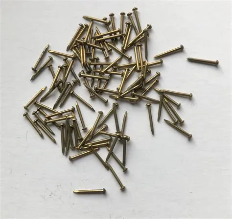 Escutcheon Pins 20 Gauge x 3/8" Brass (100/bag) PN#C2011 - All Nation Line