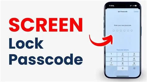How to Add Screen Lock Passcode on iPhone - YouTube