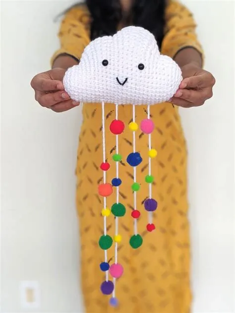 Amigurumi cloud free crochet pattern | Asmi Handmade | Amigurumi ...