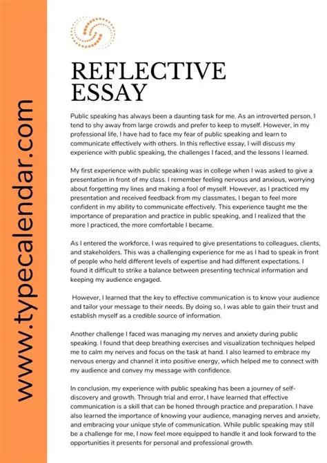 How To Write A Reflection Paper: Example, Format, & Reflection Essay Parts
