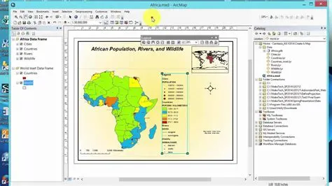 ArcGIS Create A Map Layout - YouTube