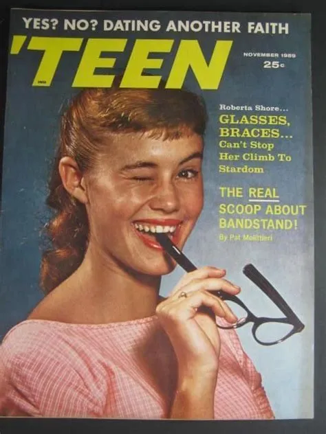 on 'Teen magazine covers 1950's-1960's