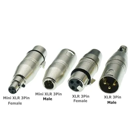 3pin-Mini-XLR-Male-Female-to-XLR-Male-Female-Audio-Cable-Adapter-3-Pin ...