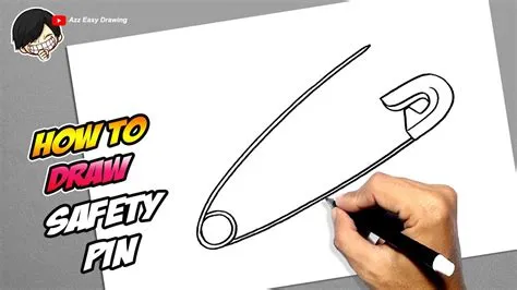 How To Draw A Safety Pin - Amountaffect17