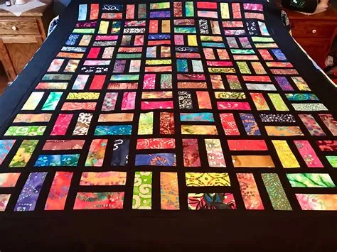 Batik Quilt Top With Bold Multi-color Batiks Ready to Quilt - Etsy ...