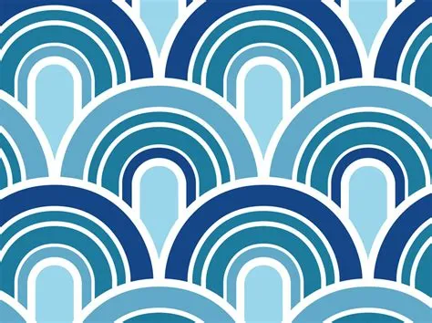 Blue Waves Pattern Vector Art & Graphics | freevector.com
