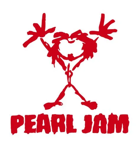 Pearl Jam - Rock Band Logo Sticker