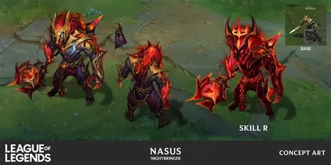 Nightbringer Nasus Concept Art by Epple Rice : r/nasusmains