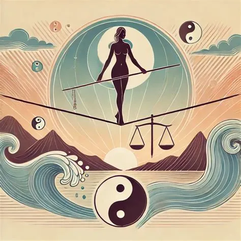 Walking the Path of Balance: Yin and Yang in Harmony | Balance art ...