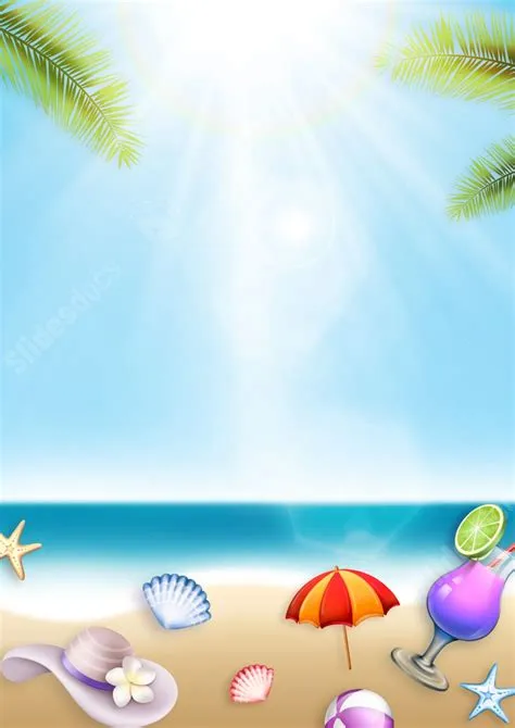 Beach Borders For Word Documents