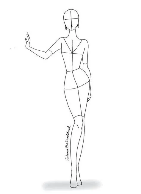 Model figure | Fashion figure drawing, Illustration fashion design ...