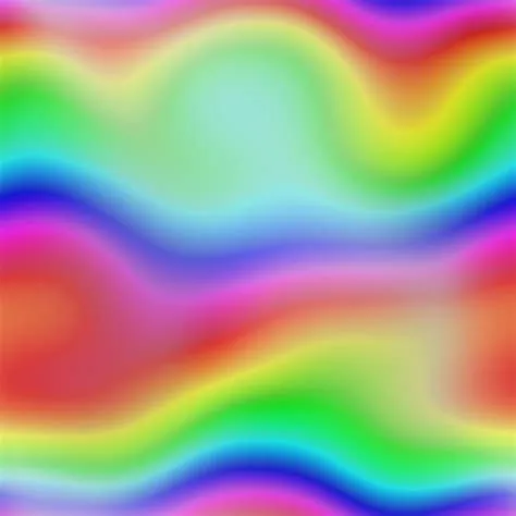 Soft Rainbow Gradient Waves (Texture)